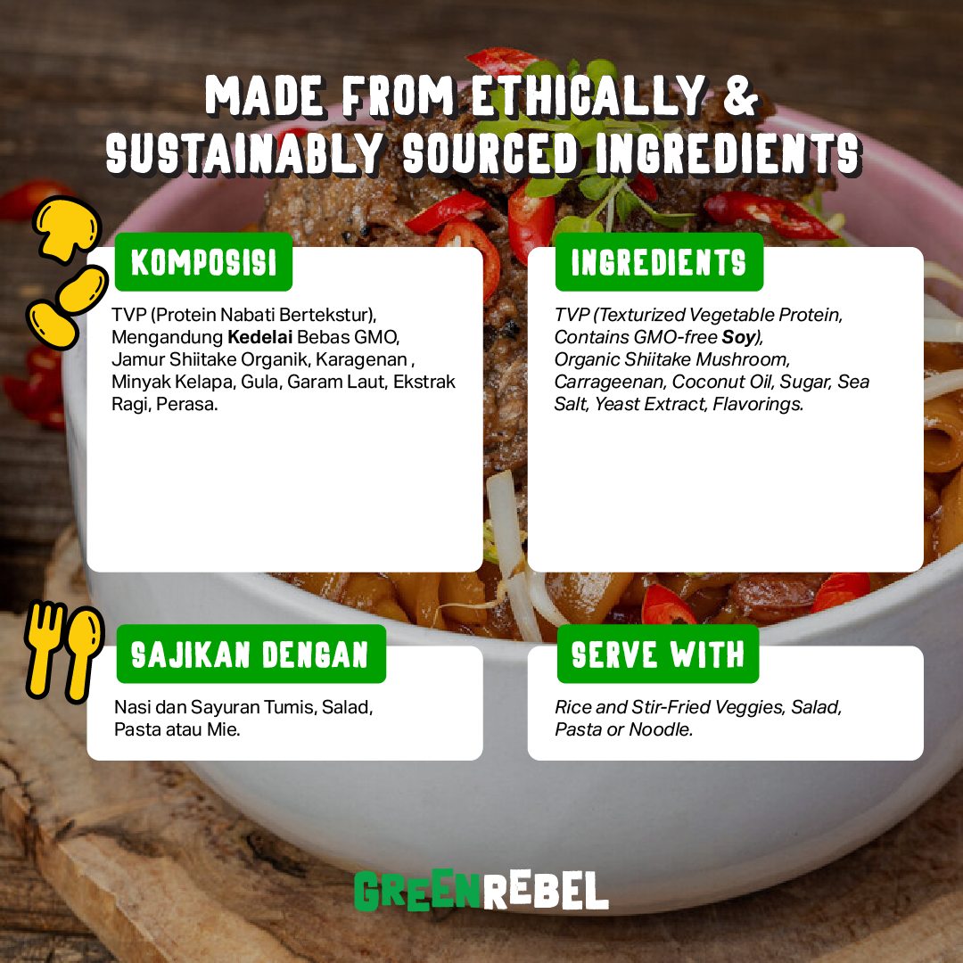 Green Rebel Family Pack Plant-Based Beef Chunks