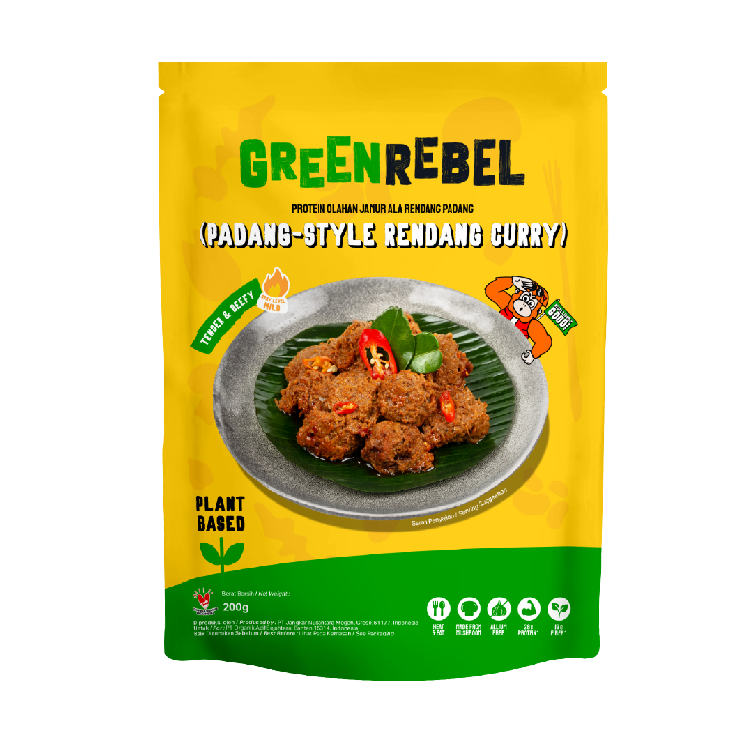 Hampers Sehat Green Rebel Cita Rasa Nusantara Gift Box - Lauk Sehat | Siap Makan | Ready To Eat
