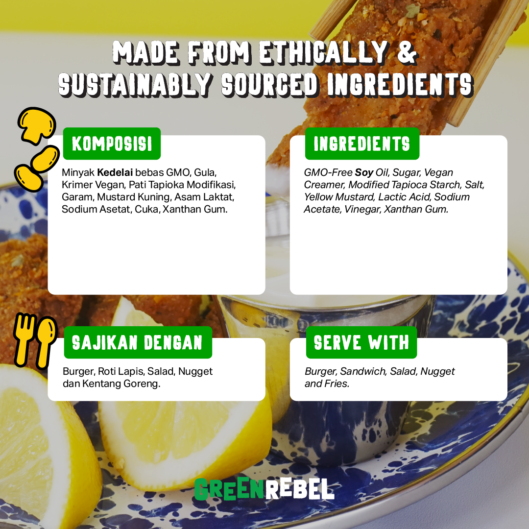 Green Rebel Family Pack Egg-Free Mayo Dressing (Vegan)