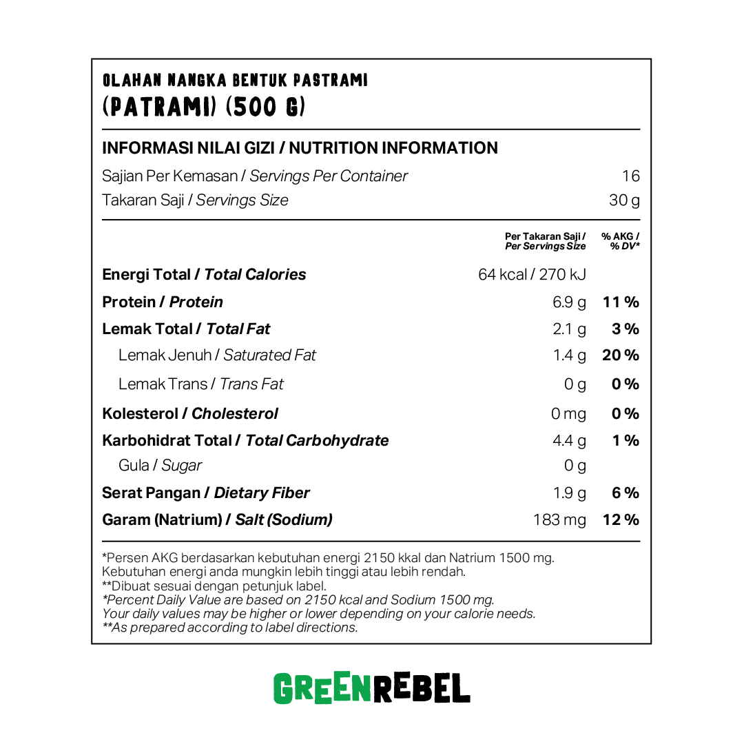 Green Rebel Family Pack Plant-Based Pastrami