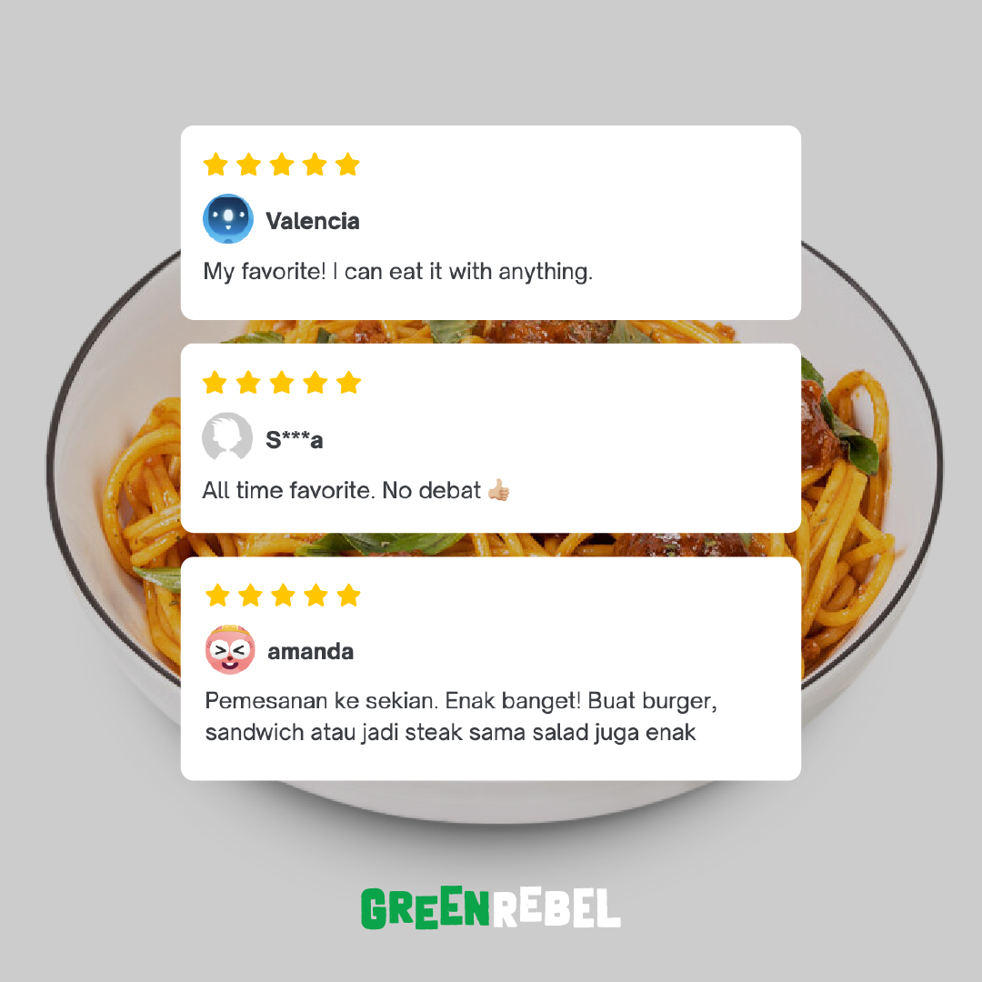 Green Rebel Plant Balls | Baso Sayuran | Protein Nabati | Family Pack | Siap Masak |1 kg