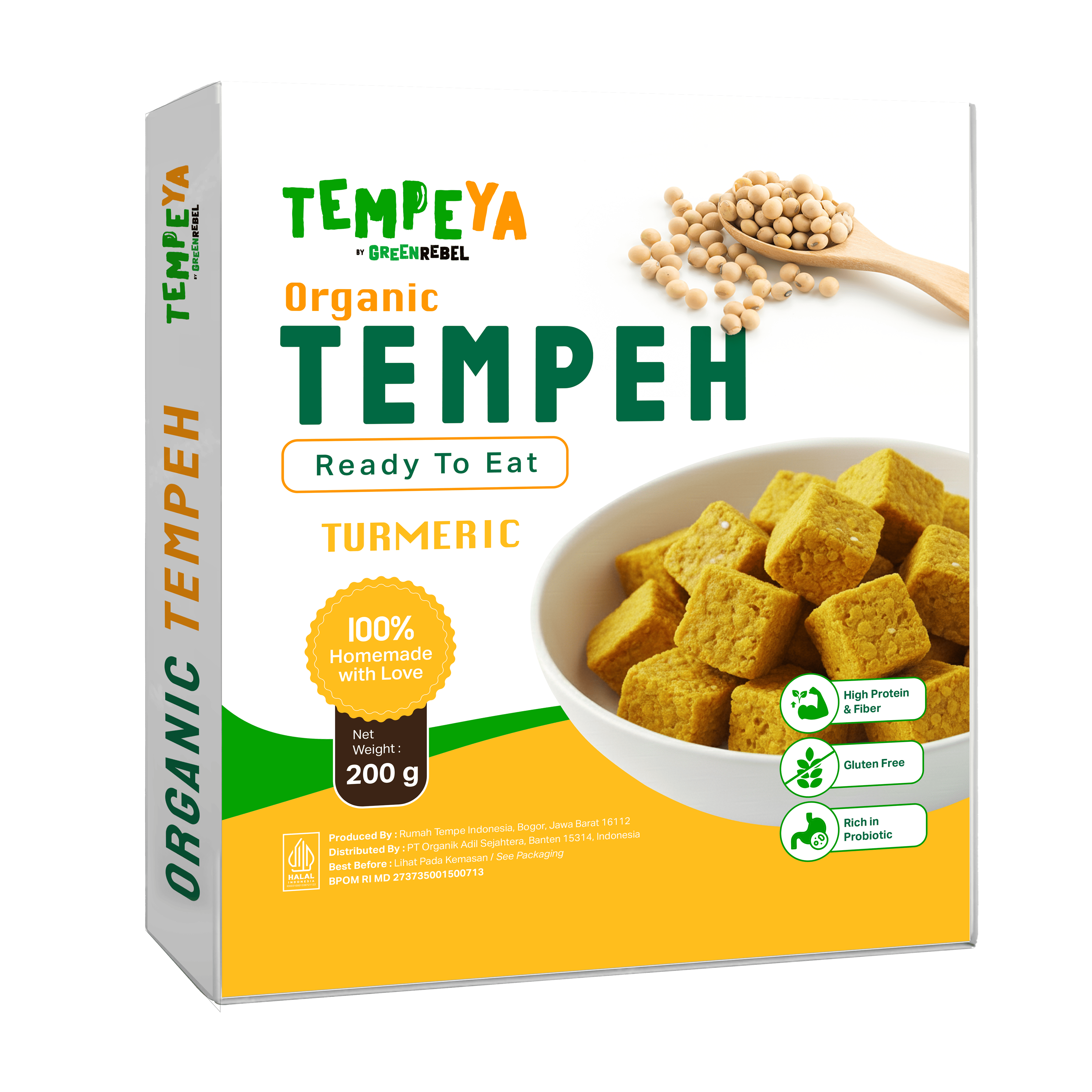 Tempe Kuning Siap Makan | Ready to Eat