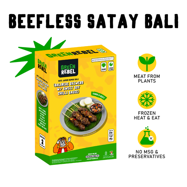 Beefless Satay Bali With Soy Sauce - Bali
