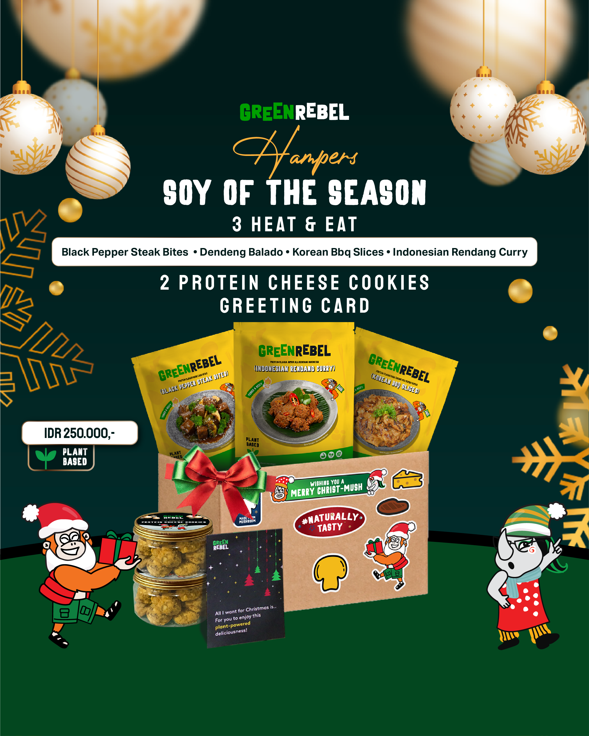 Green Rebel Holiday Hampers | Hampers Natal | Christmas Gift