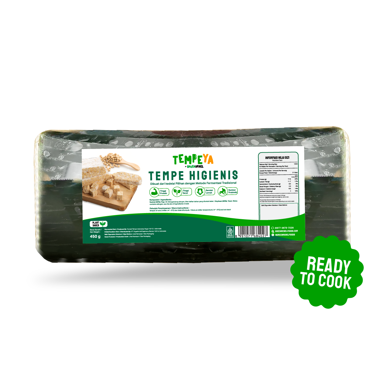 Paket Protein Quad | TempeYa Tempe Segar | Tempe Higienis | Tempe Organik