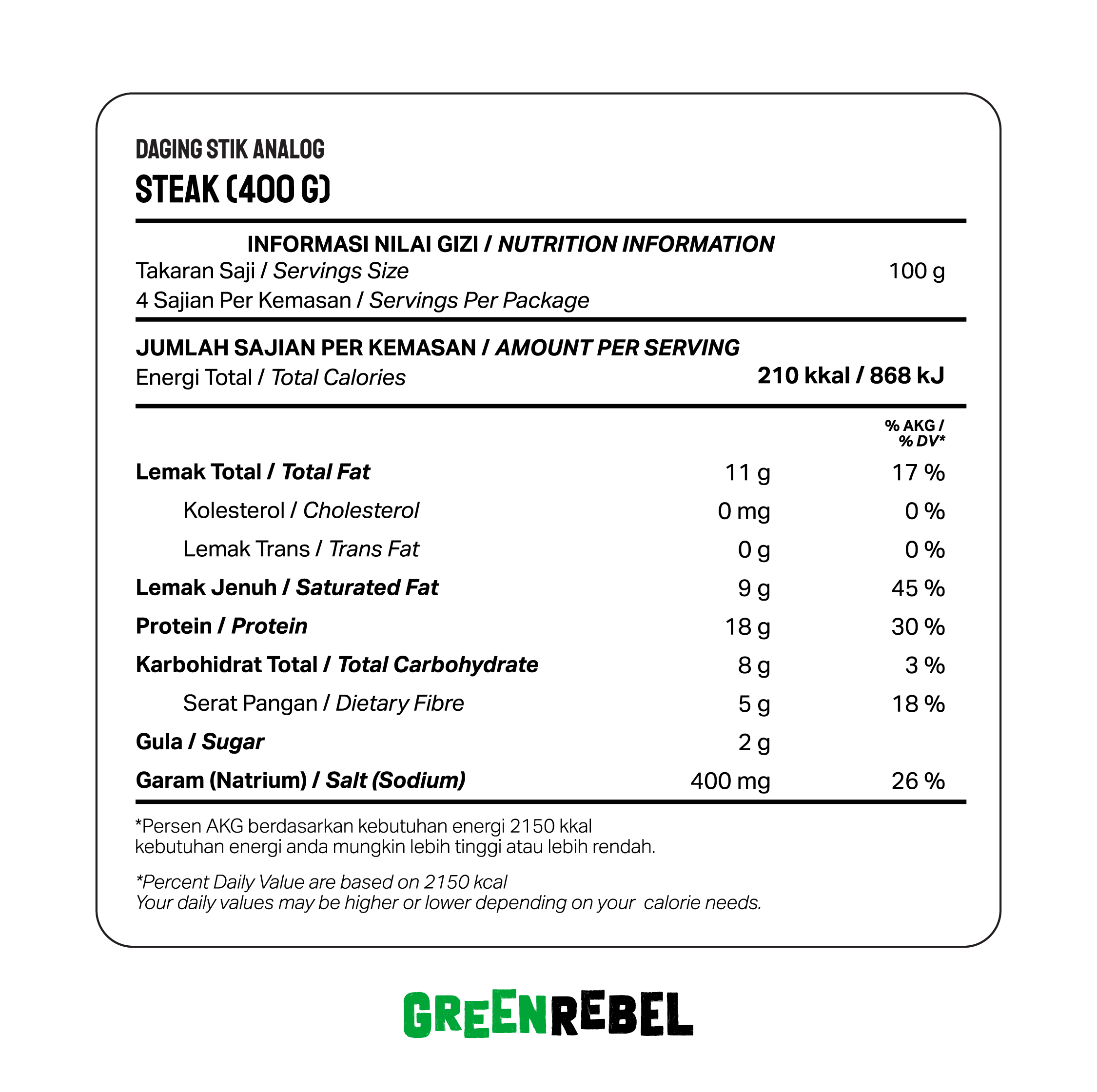 Steak Family Pack 400gr