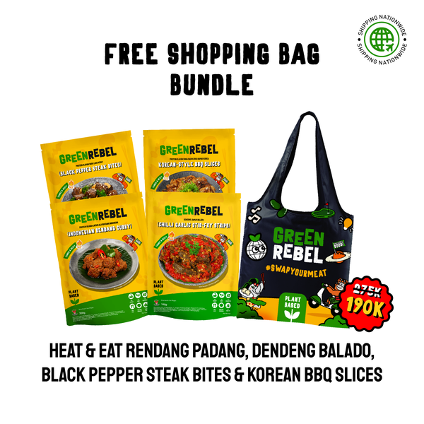 Green Rebel Free Shopping Bag Bundle - Shipping Nationwide