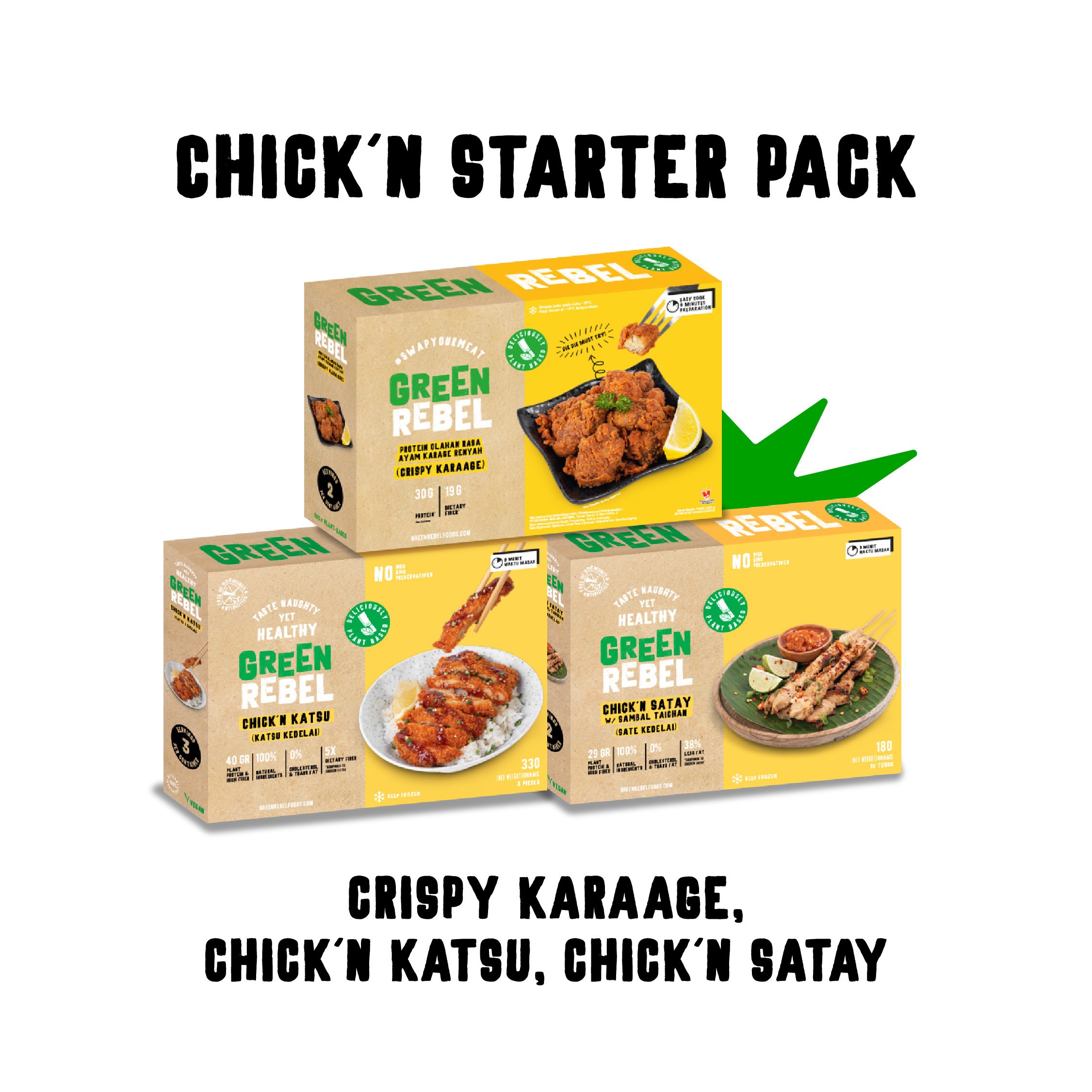 Chick'n Starter Pack of 3