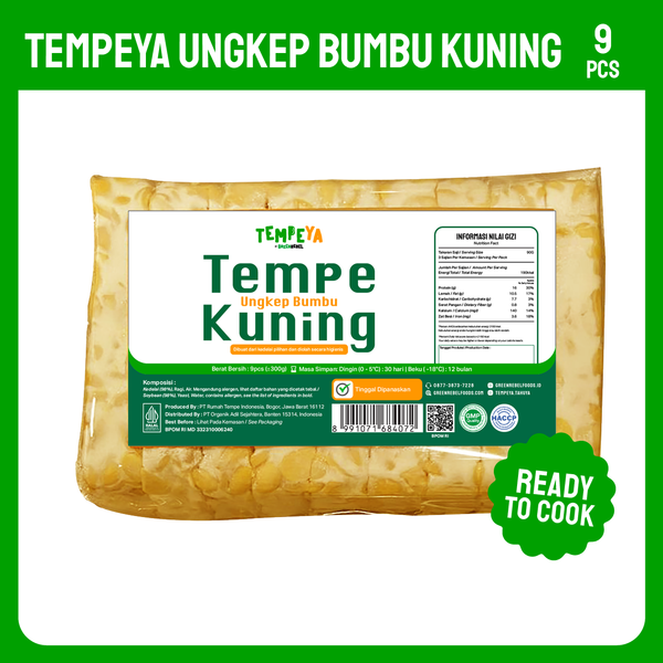 TempeYa Tempe Ungkep Bumbu Kuning | Lauk Praktis Siap Masak