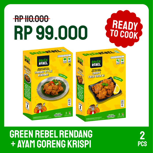 Green Rebel Ready To Cook Bundle - Lauk Sehat | Siap Masak | Ready To Cook