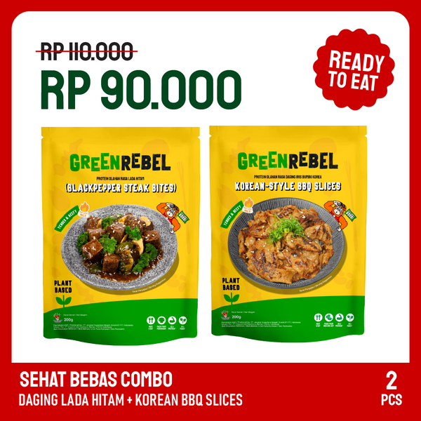 Sehat Bebas Combo | Siap Makan | Ready to Eat | Protein Nabati | Kirim Seluruh Indonesia