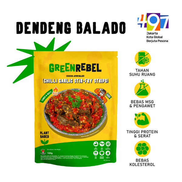 Beefless Dendeng Balado (Heat & Eat) - SBY