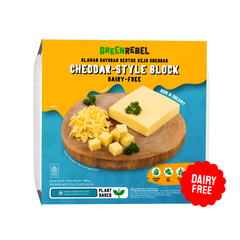 Cheddar Cheese | Keju Vegan | Bebas Laktosa | Dairy Free | 165 gr