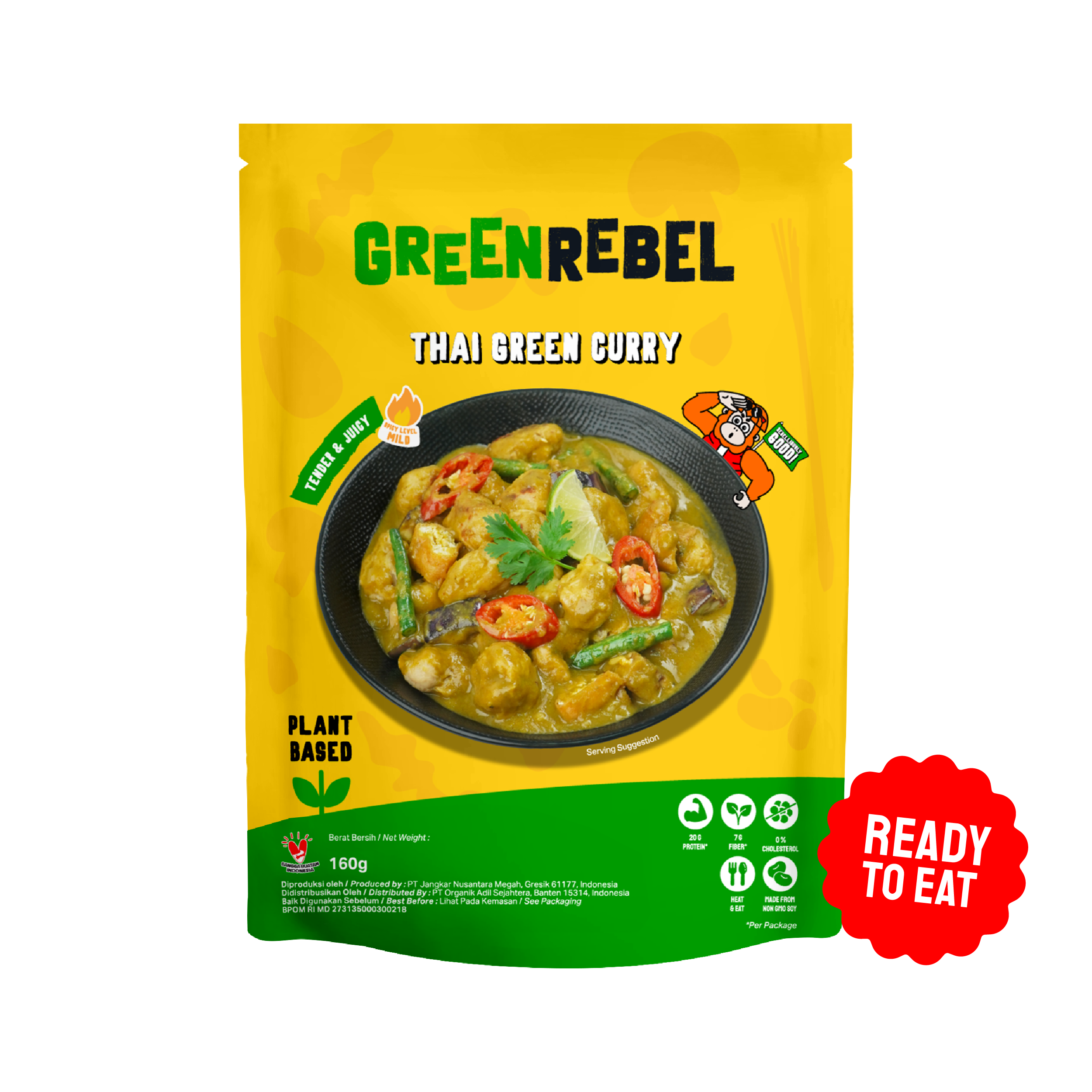 Thai Green Curry - Ready to Eat - 160gr
