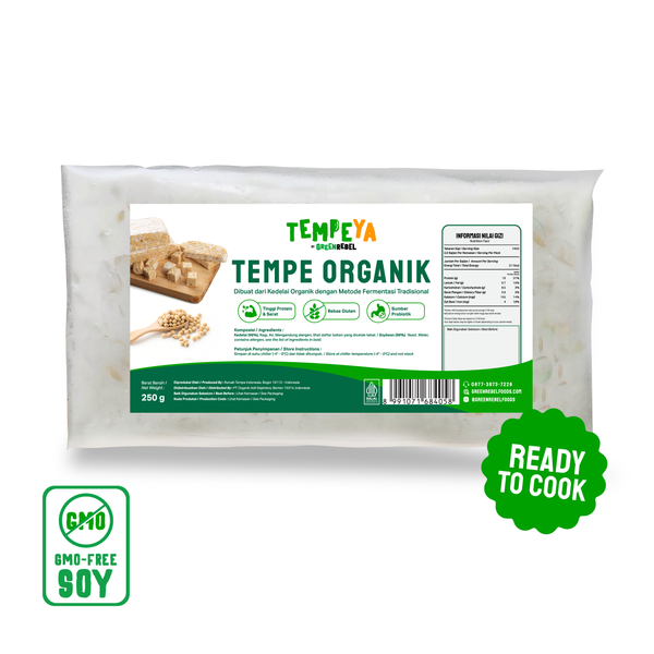 TempeYa Tempe Organik Non GMO - 250gr