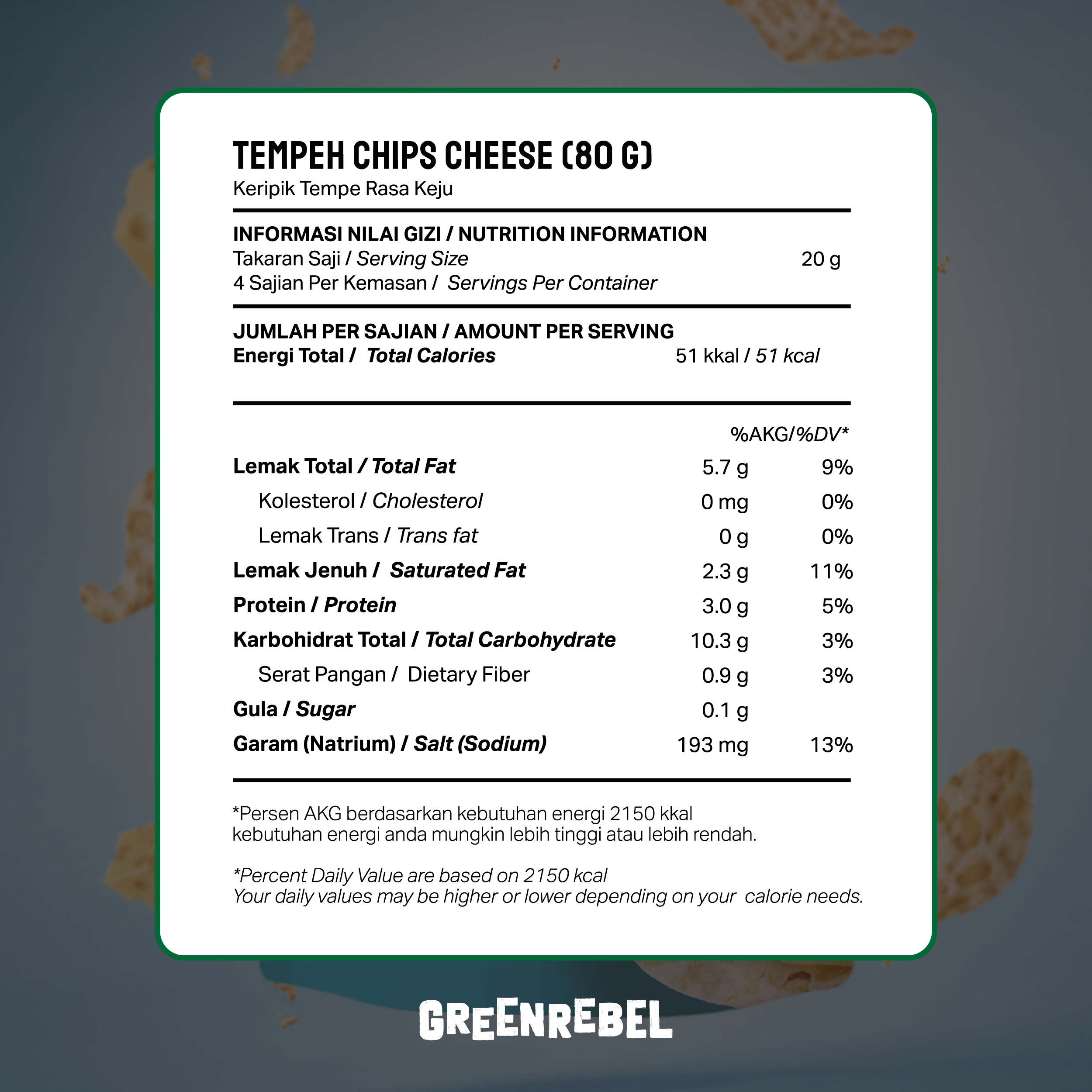 Green Rebel - Bunding Tempe Chips Premium Duo - Cheese & Truffle