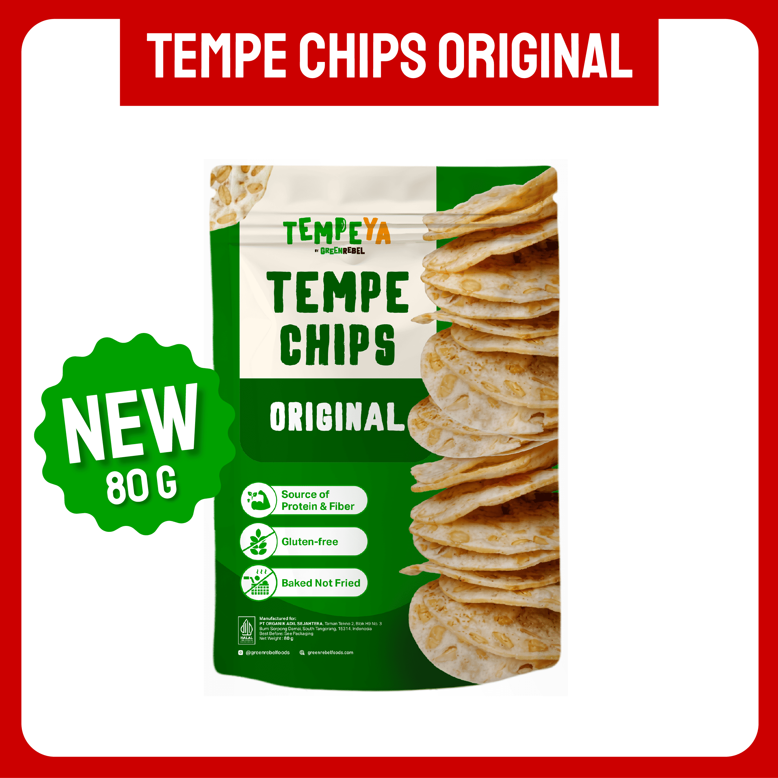 Green Rebel - Bundling Tempe Chips Duo - Original & Spicy