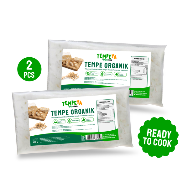 Paket Protein Duo TempeYa - Tempe Organik - 250gr