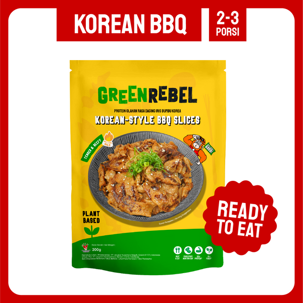Green Rebel Korean BBQ | Siap Makan | Lauk Sehat Ready to Eat | 160gr