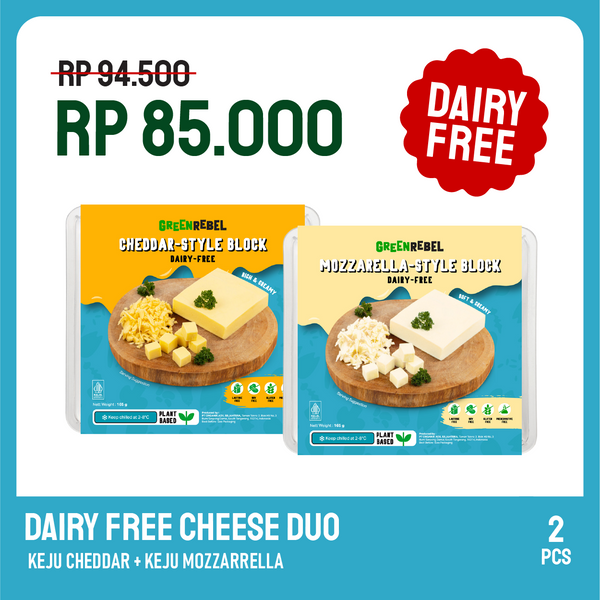 Green Rebel Dairy Free Duo | Keju Vegan | Bebas Laktosa
