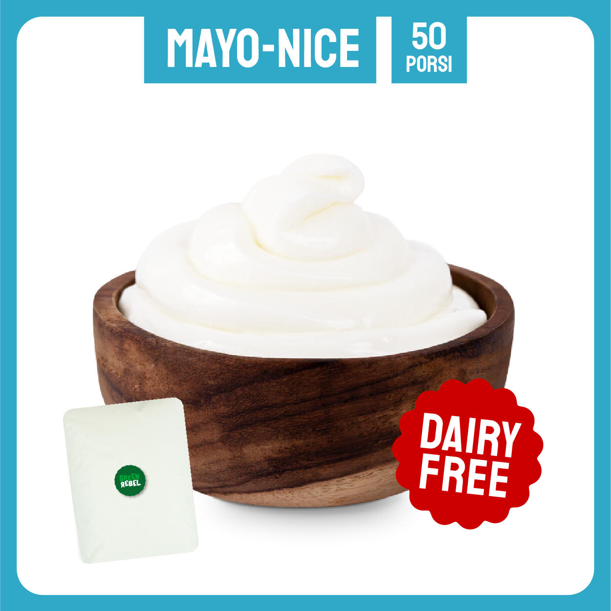 Green Rebel mayonnaise | egg-Free Mayo Dressing | Mayo Vegan | 500 gr