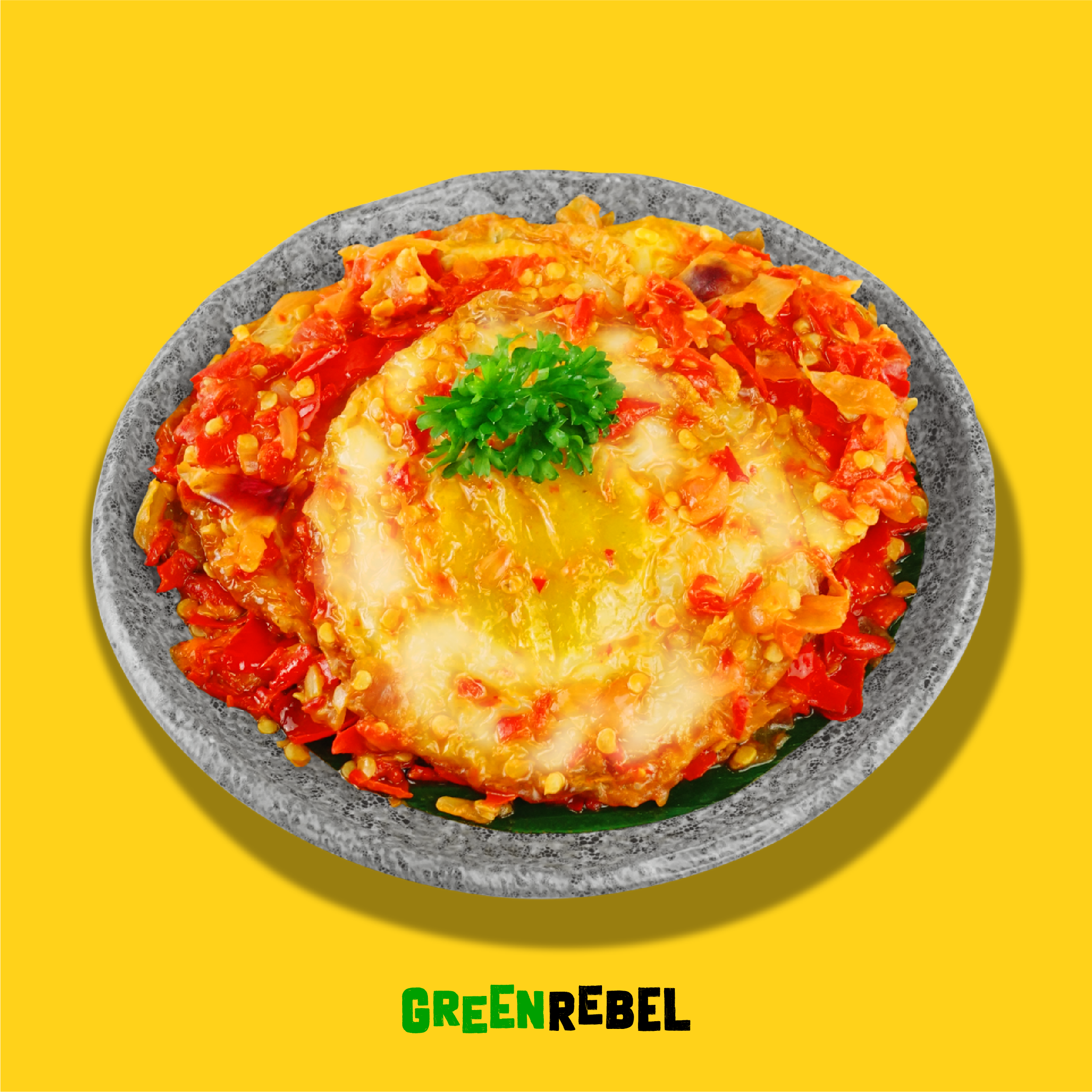 Eggless Sunny Side Up With Red Chilli (Heat & Eat) - SBY