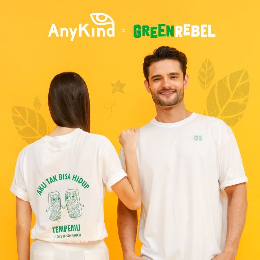 AnyKind X Green Rebel: Aku Mencintaimu Soy Much Tee